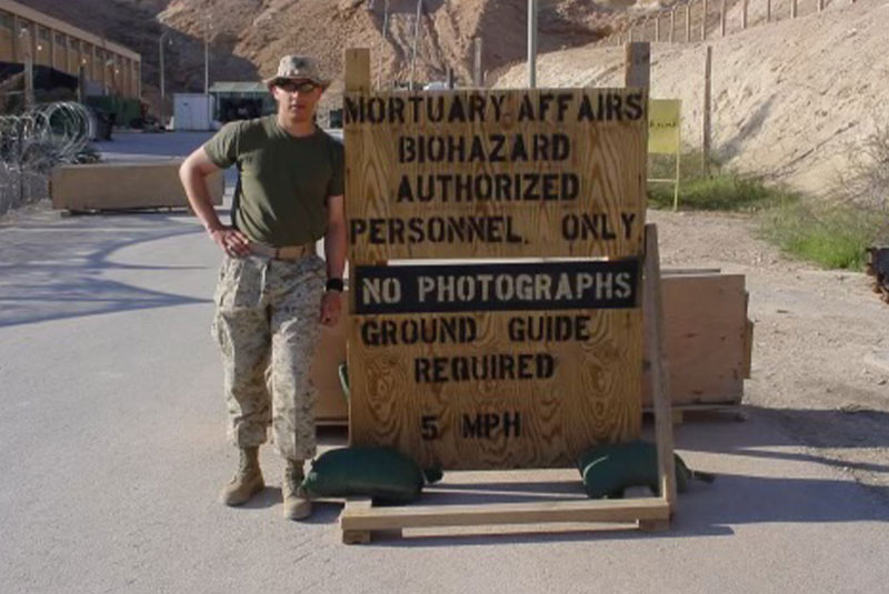Trevor in the Marines